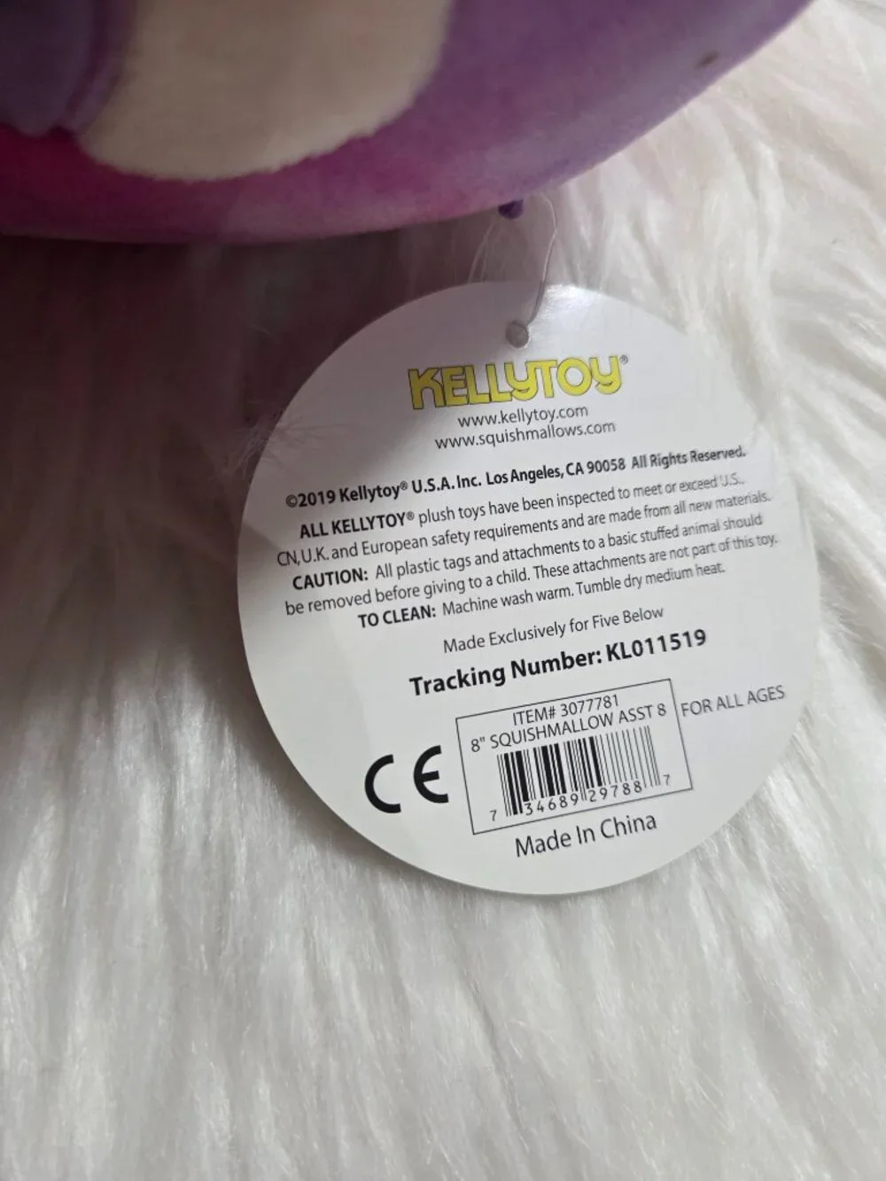 Squishmallows Stuffed Sloth Toy